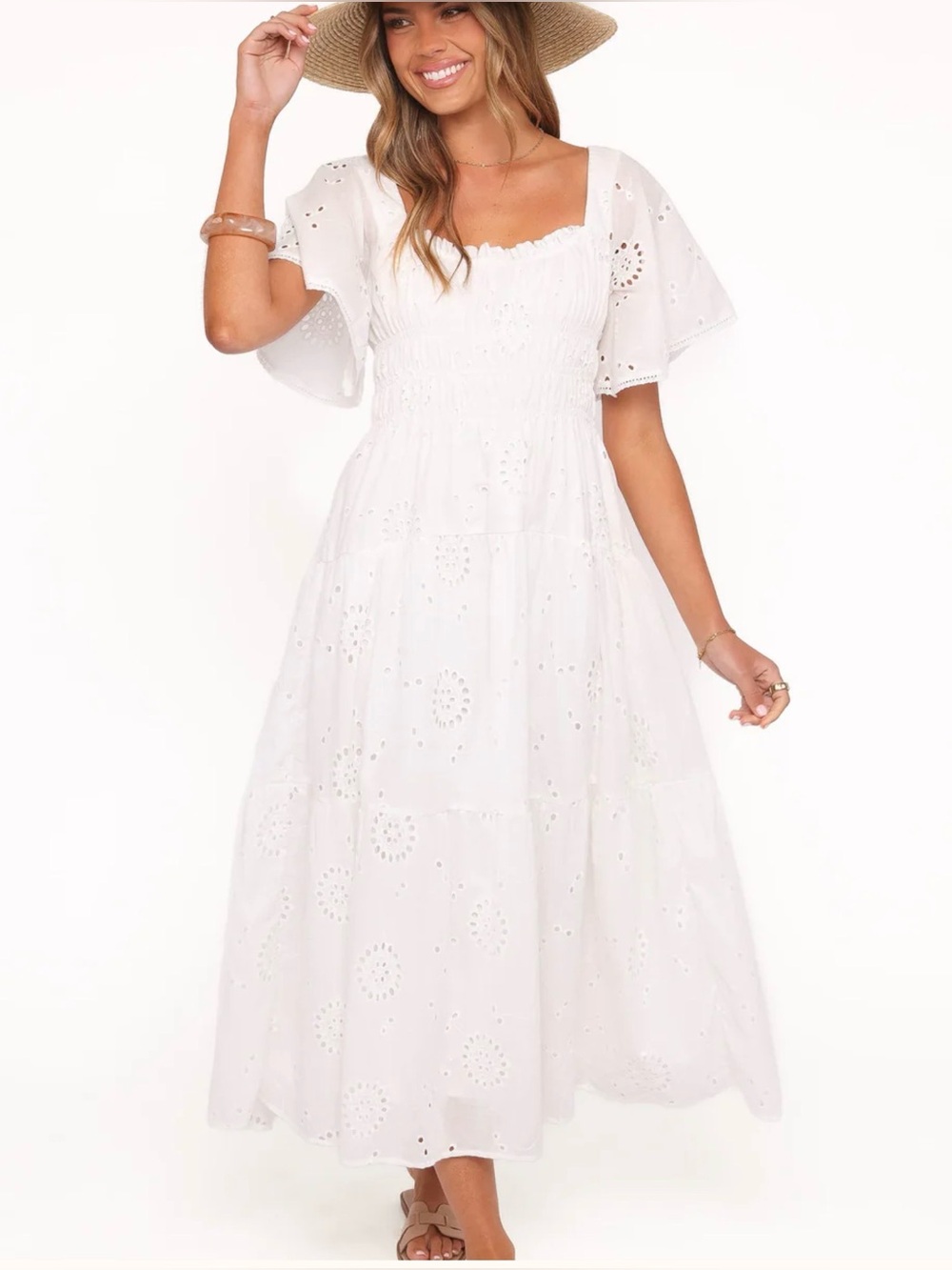 Petal & Pup Tierney Midi Dress. Size Small
